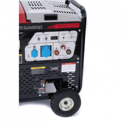 Бензиновий генератор 3 в 1 HyperWelding PWC7.0-200A