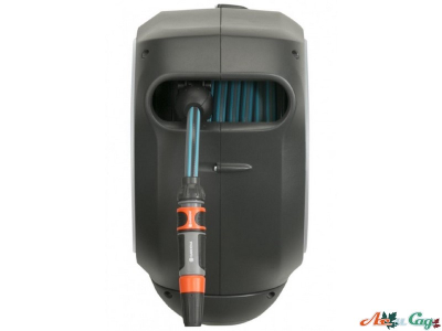 Котушка зі шлангом Gardena Roll-Up M Automatic настінна 20 м