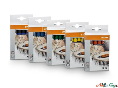 Мел для маркировки Stihl желтый 12 штук