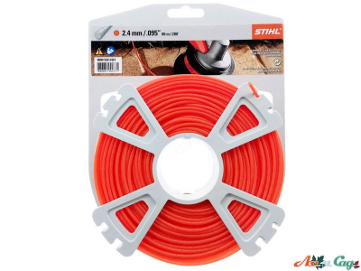 Косильная струна Stihl Ø2,4 мм х 83 м круглая малошумная
