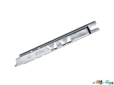 Шаблон Stihl для контроля угла заточки и расстояния между зубьями 404"